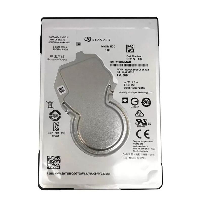 1TB Internal Hard Drive HDD 2.5 Inch (6.35 cm) SATA 6 Gb/s, 5400 RPM, 128MB Cache for Computer Desktop PC